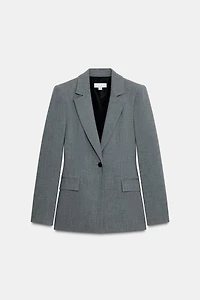 ONE-BUTTON TAILORED BLAZER