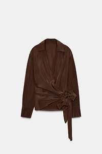 DRAPED WRAP TOP ZW COLLECTION