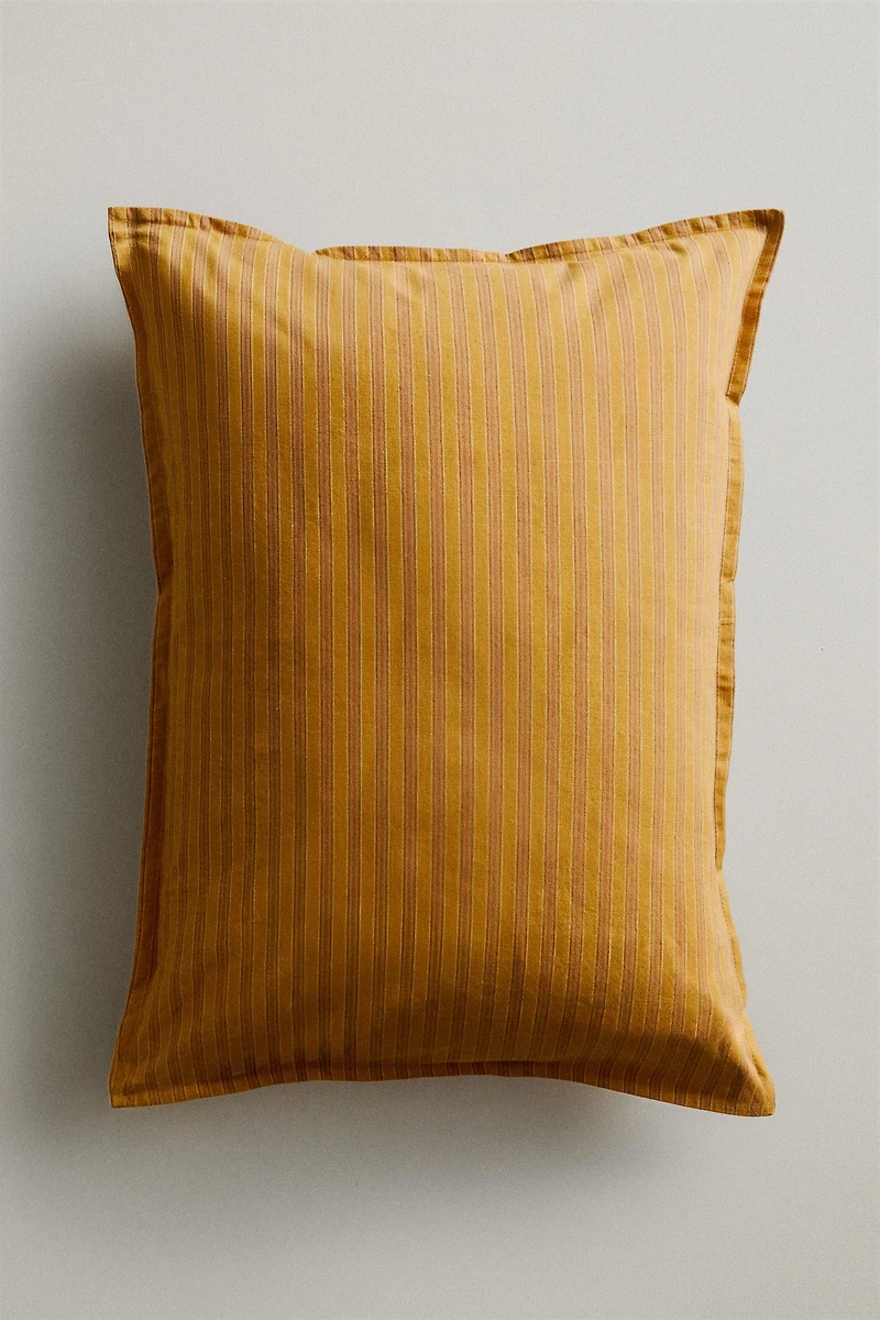 STRIPED THROW PILLOW COVER
