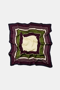 FOULARD IMPRIMÉ RAYURES