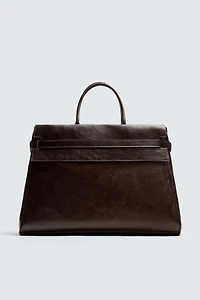 LEATHER HANDBAG
