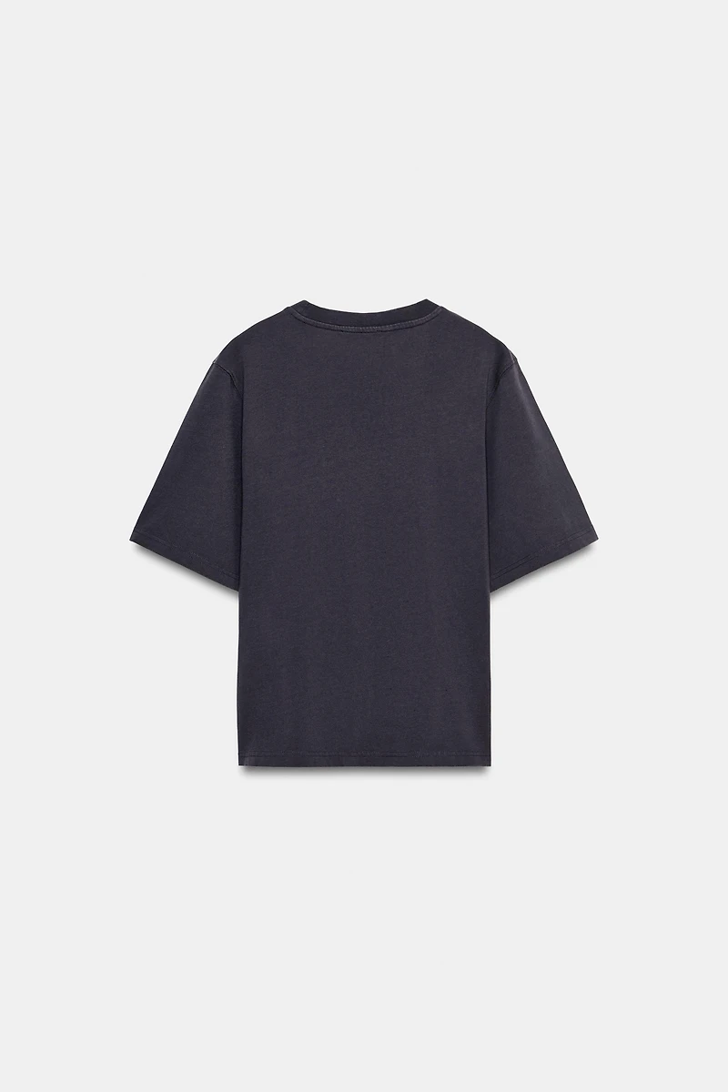 FITTED COTTON T-SHIRT
