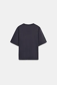 FITTED COTTON T-SHIRT