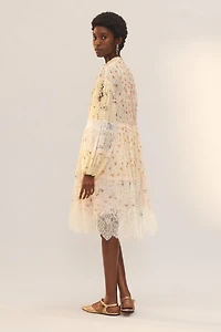 LIMITED EDITION PRINTED PATCHWORK DRESS