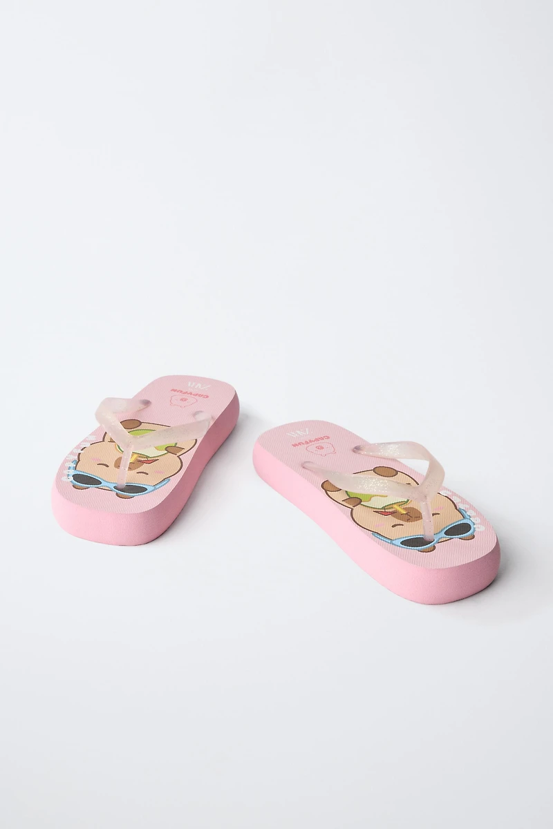CLAQUETTES DE BAIN CAPIBARA CAPYFUN ©