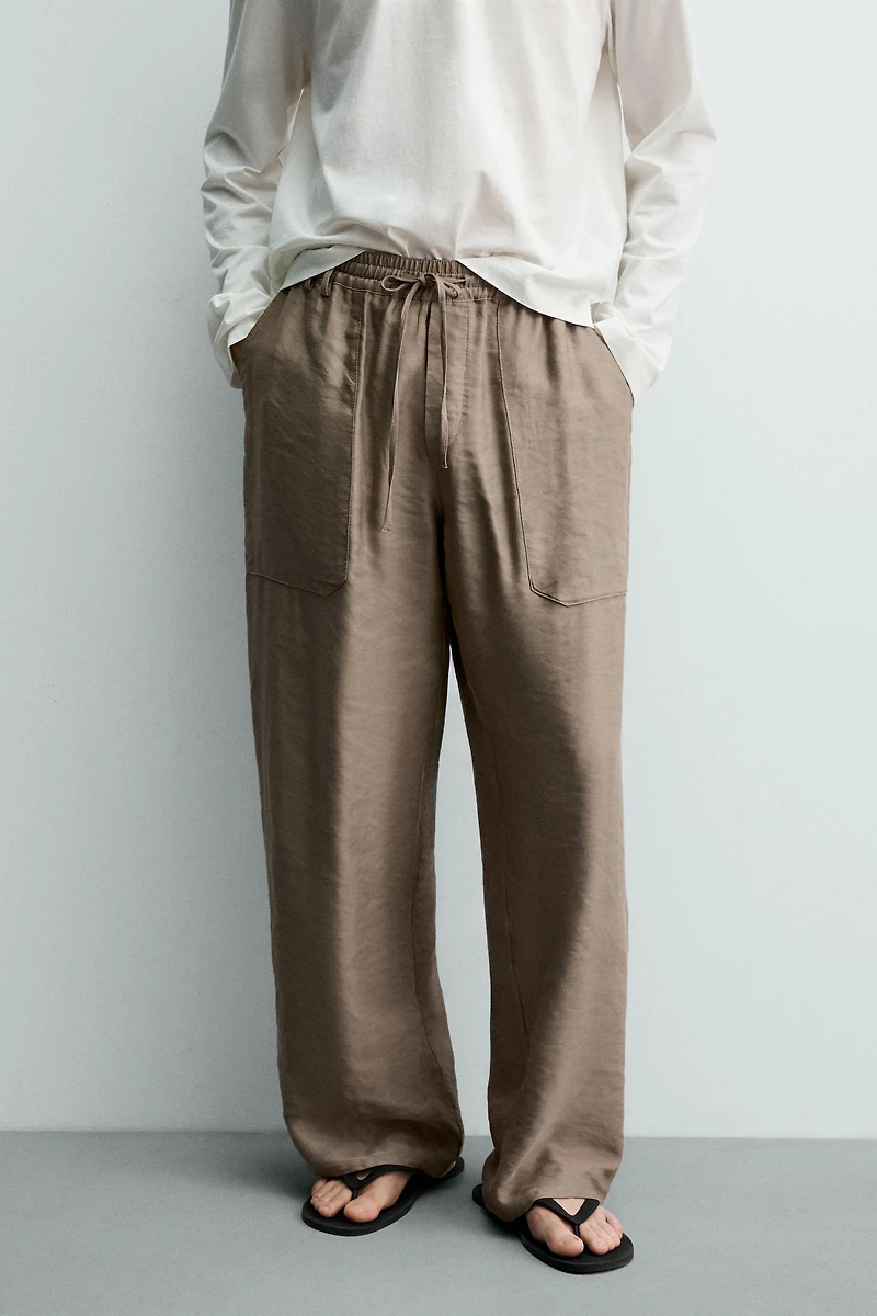 PANTALON FLUIDE COUPE DÉCONTRACTÉE
