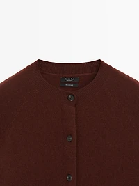 Cardigan manches longues 100 % cachemire