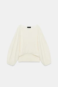 PULL EN MAILLE À MANCHES AMPLES