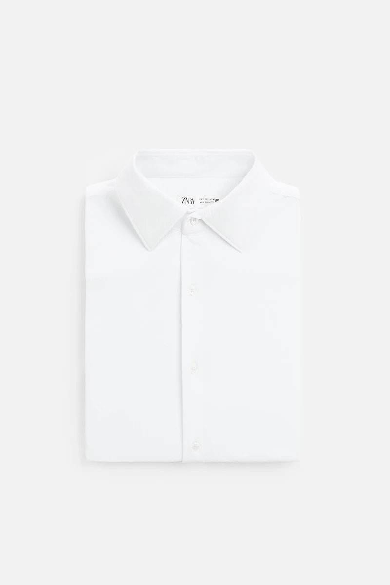 CHEMISE ÉLASTIQUE TEXTURÉE