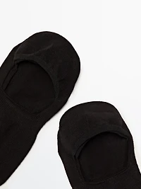 Pack of 3 pairs no-show cotton blend socks