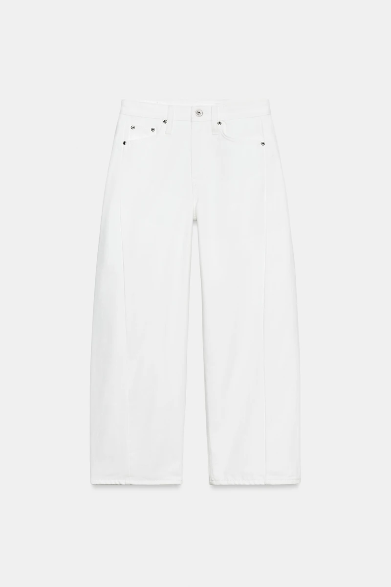 ZW COLLECTION ANKLE RELAXED MID-RISE JEANS