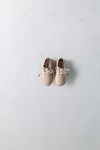 LIMITED EDITION JUTE LEATHER DERBY SHOES