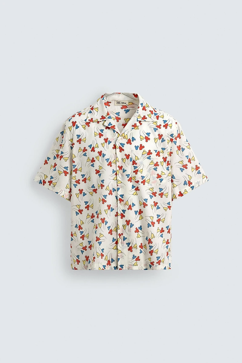 CHEMISE BALLONS MICKEY MOUSE HARRY LAMBERT FOR ZARA X DISNEY