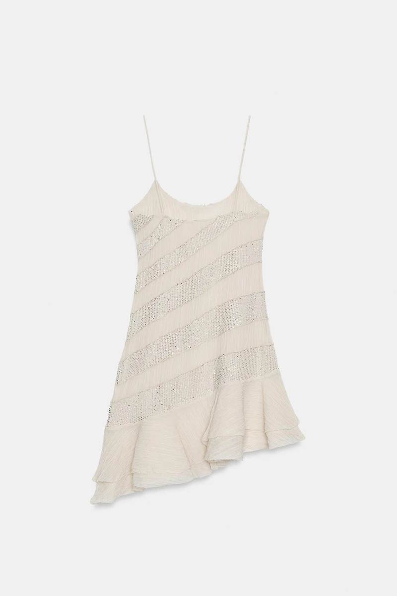 BEADED SLIP DRESS