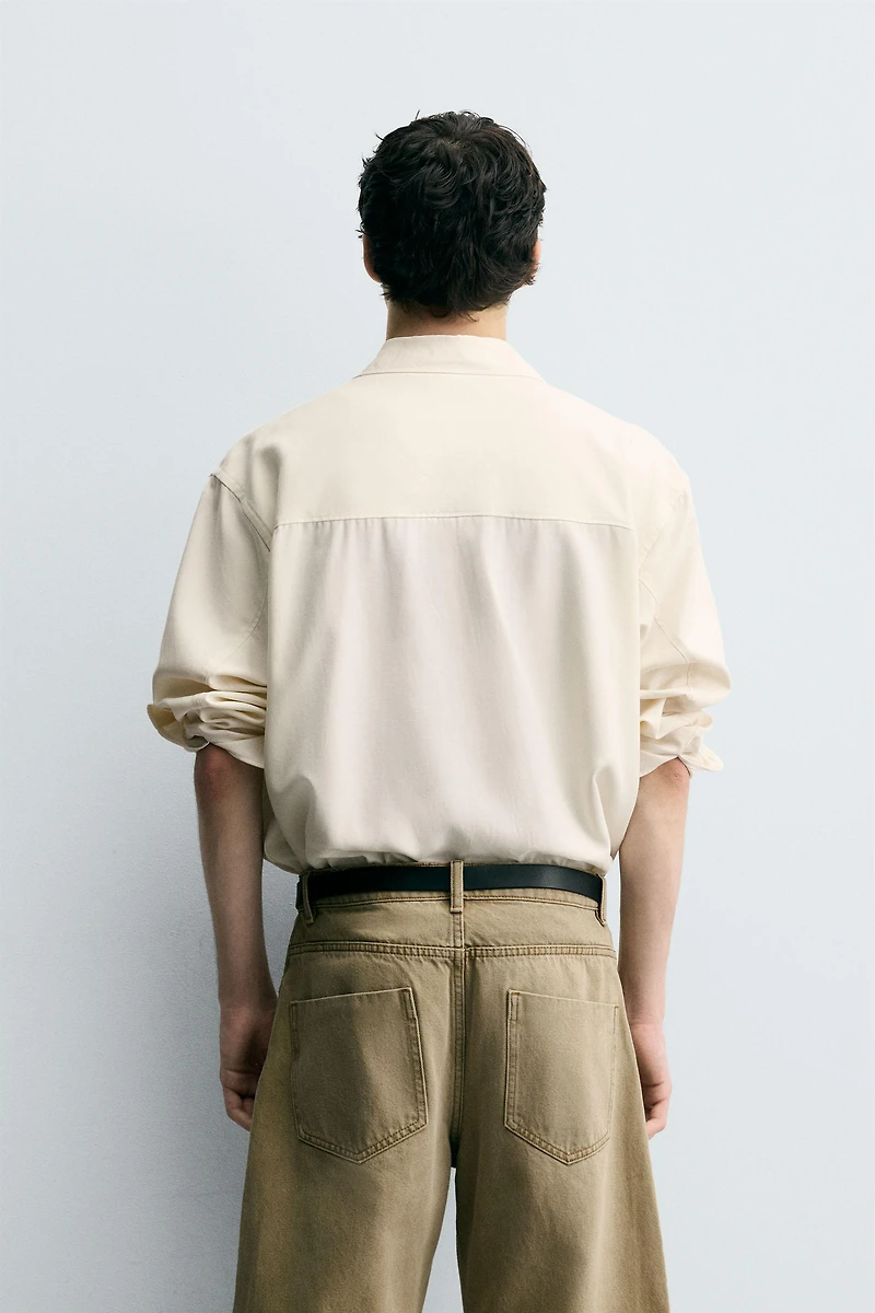 CHEMISE FLUIDE COUPE DÉCONTRACTÉE