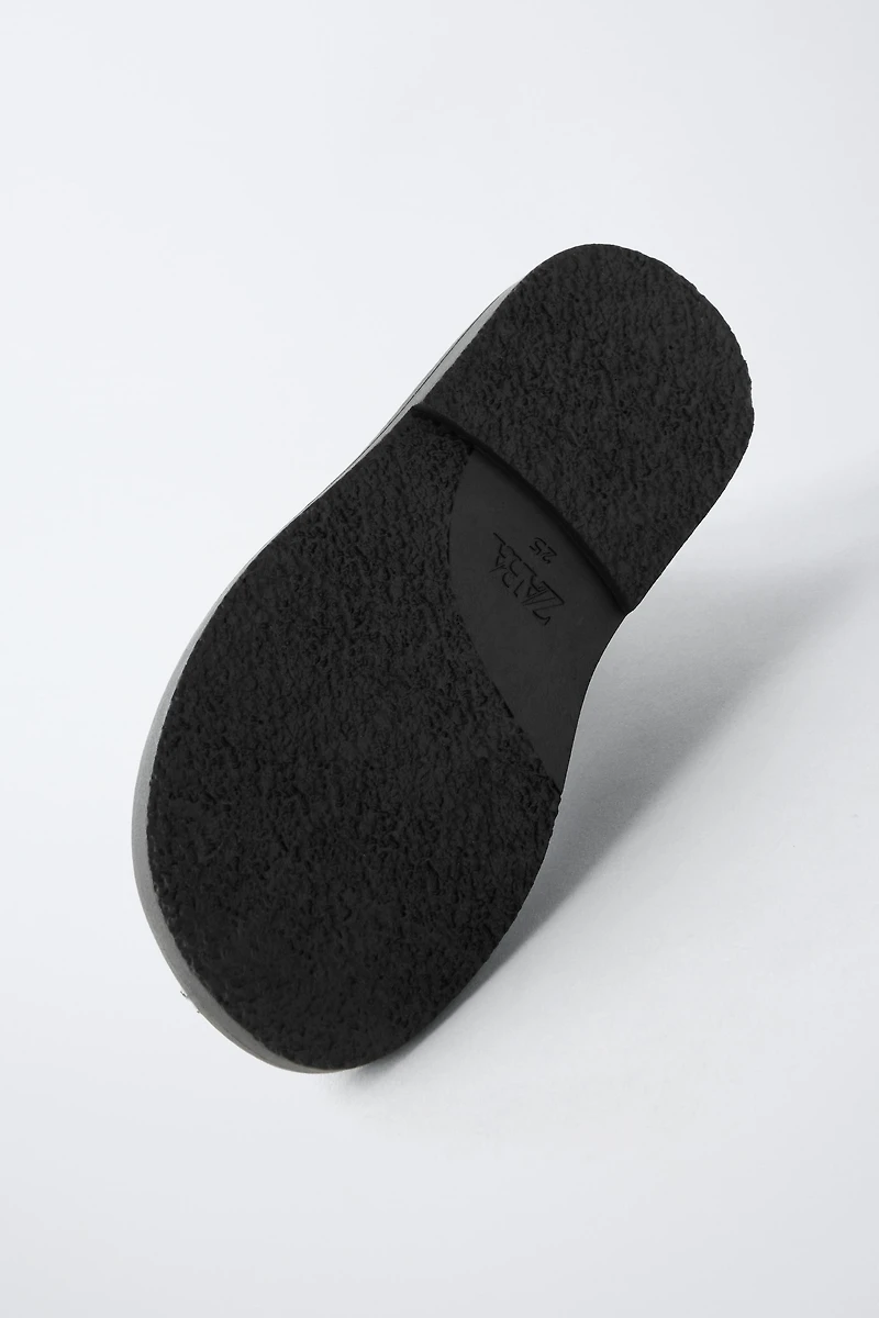 PATENT FINISH BOOTS