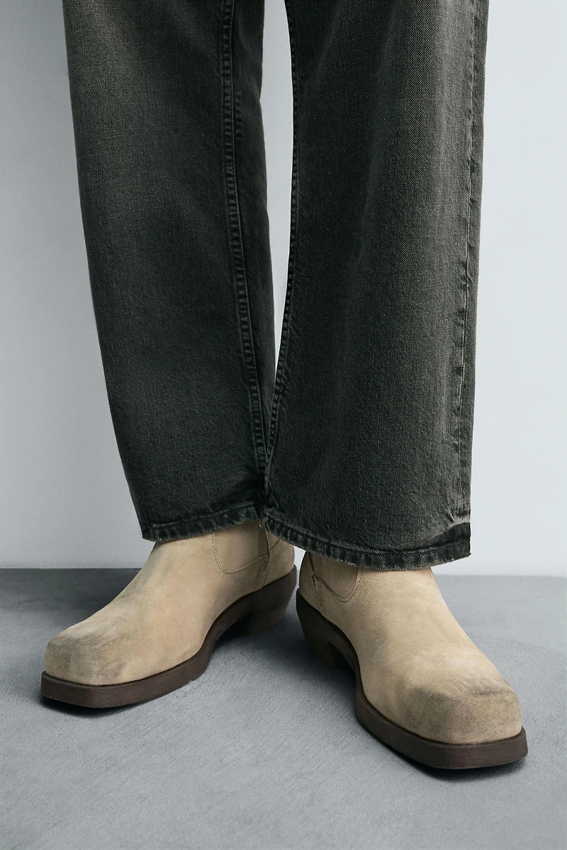 BOTTES COW-BOY EN CUIR