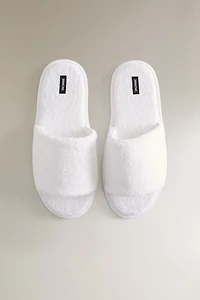 OPEN TERRY BATHROOM SLIPPERS