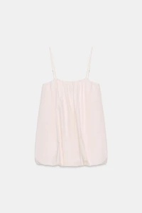 NYLON BALLOON MINI DRESS