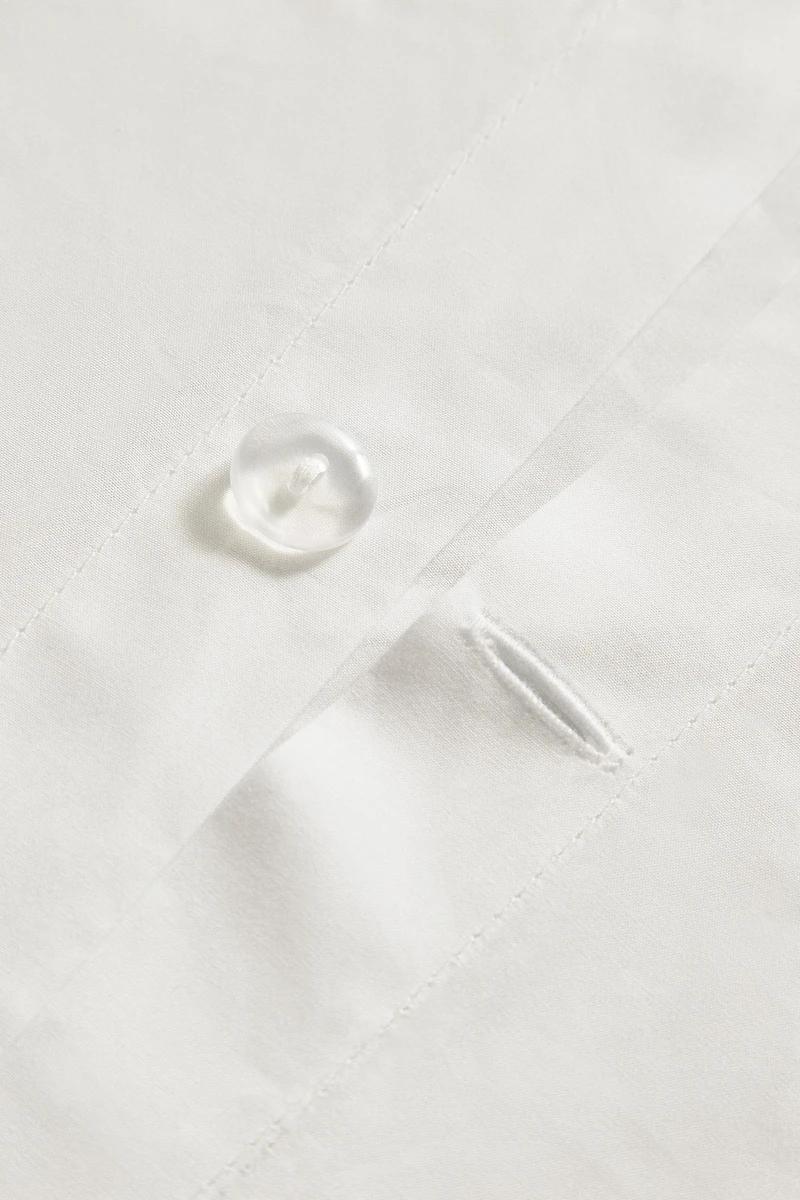 HOUSSE DE COUETTE PERCALE COTON (500 FILS)