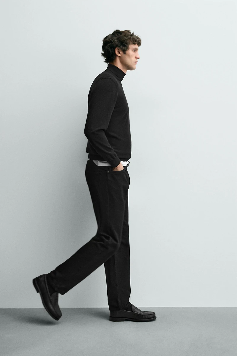 REGULAR FIT COTTON PANTS