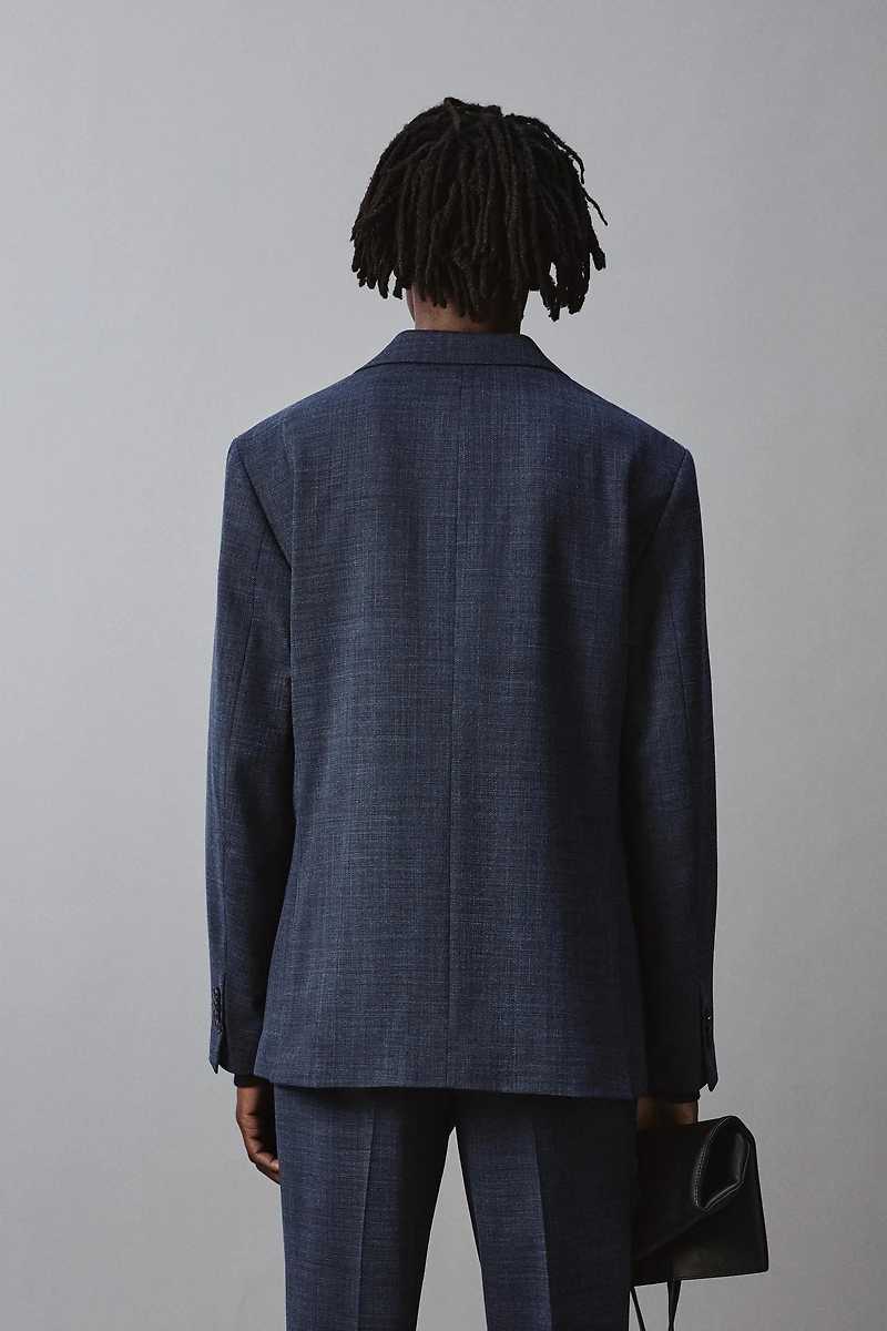 SLIM FIT WOOL BLEND BLAZER