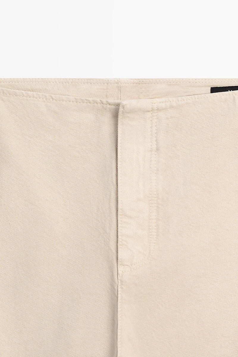 Relaxed fit parachute pants