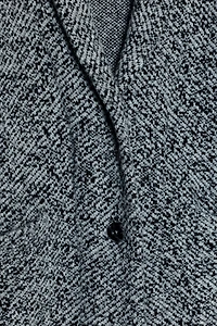 SHAWL COLLAR KNIT COAT