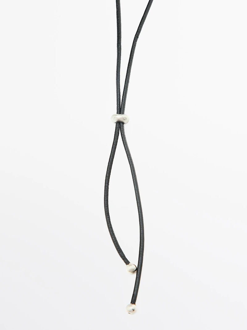 Leather pendant
