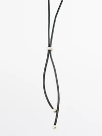 Leather pendant