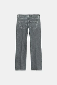 ZW COLLECTION LOW-RISE STRAIGHT LEG JEANS