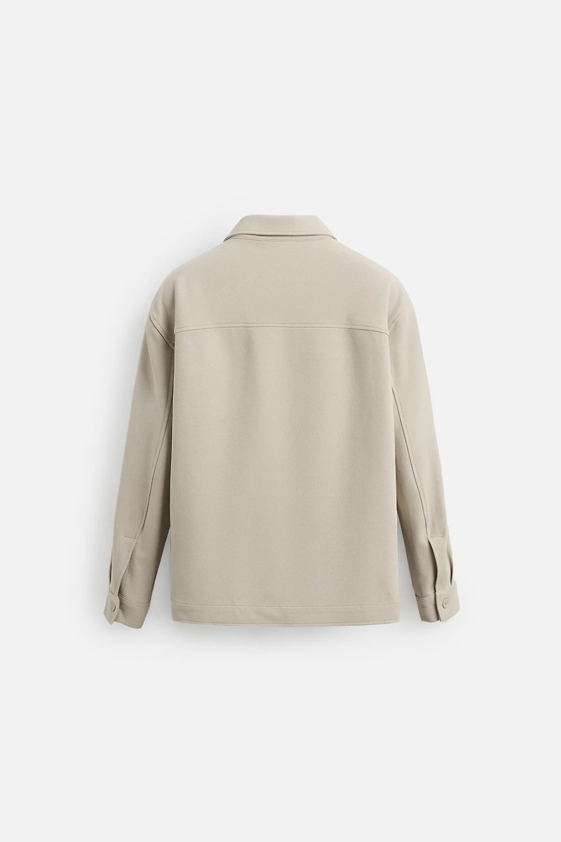 COMFORT TEXTURED OVERSHIRT