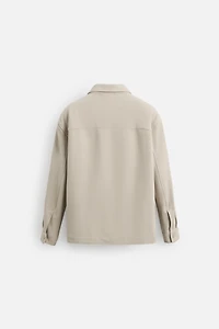 COMFORT TEXTURED OVERSHIRT