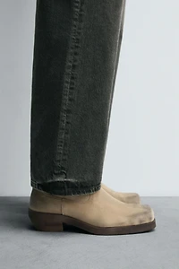 BOTTES COW-BOY EN CUIR