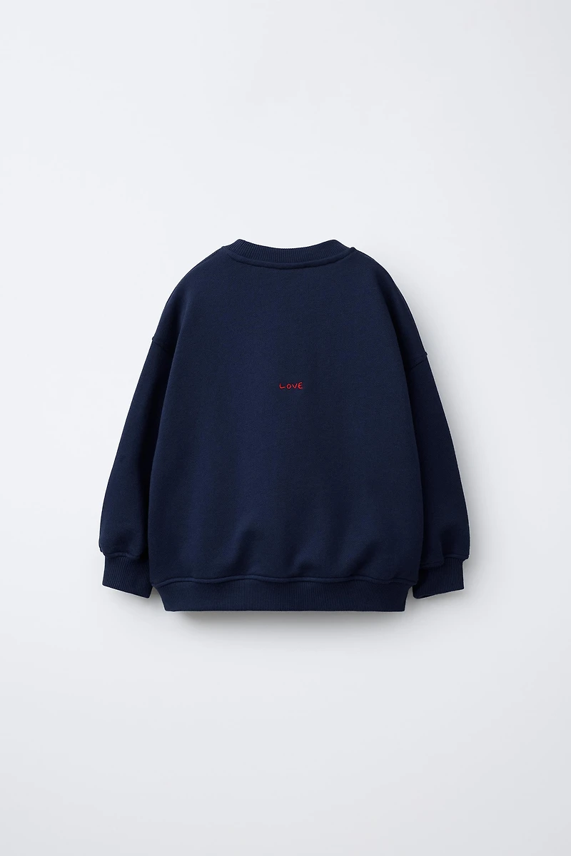 ORFAYO © EMBROIDERED DRAWINGS SWEATSHIRT