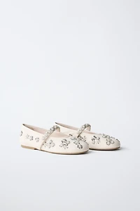 BALLERINES À STRASS