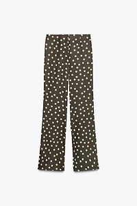 SATIN FLARE PANTS