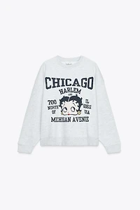 SWEAT IMPRIMÉ BETTY BOOP©
