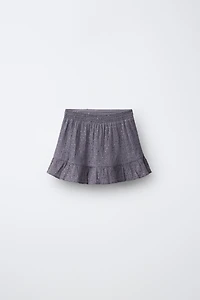 DRAPED SEQUIN SKIRT