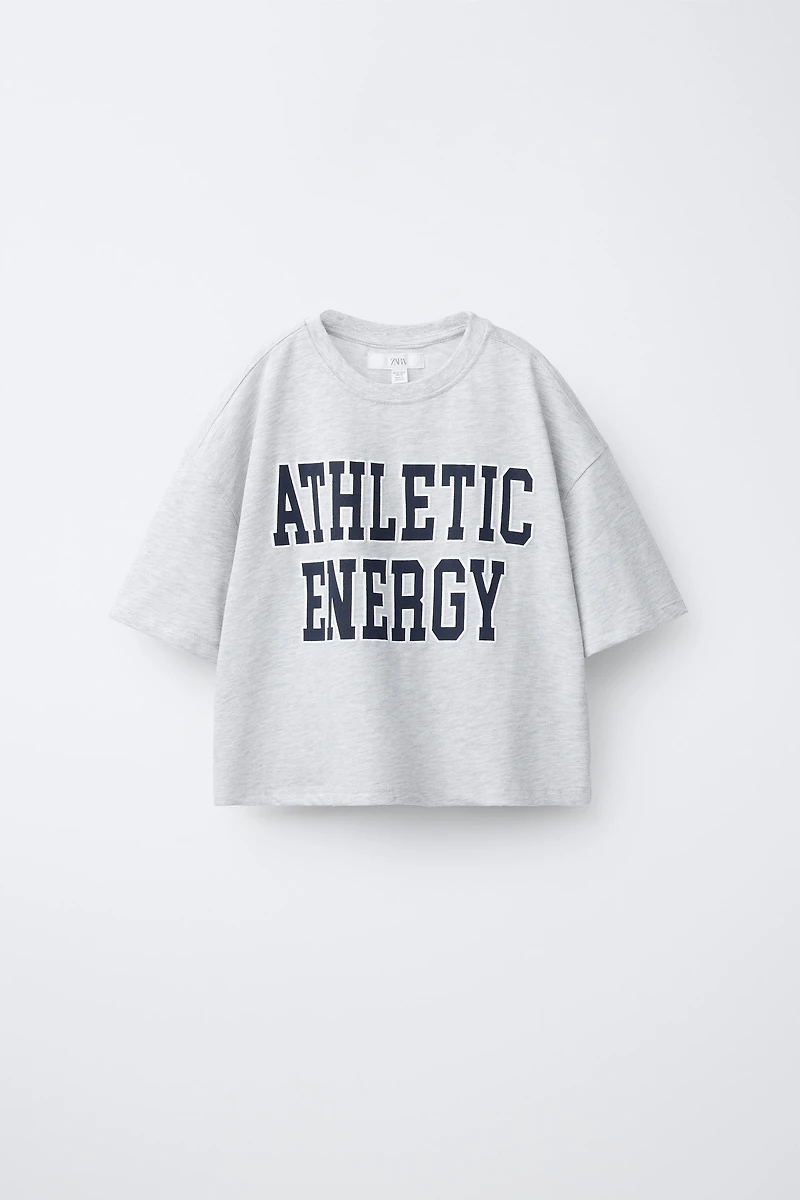 VARSITY TEXT T-SHIRT