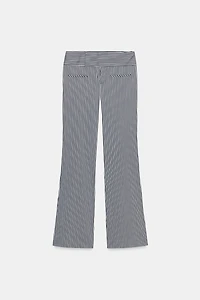 STRIPED FLARE PANTS