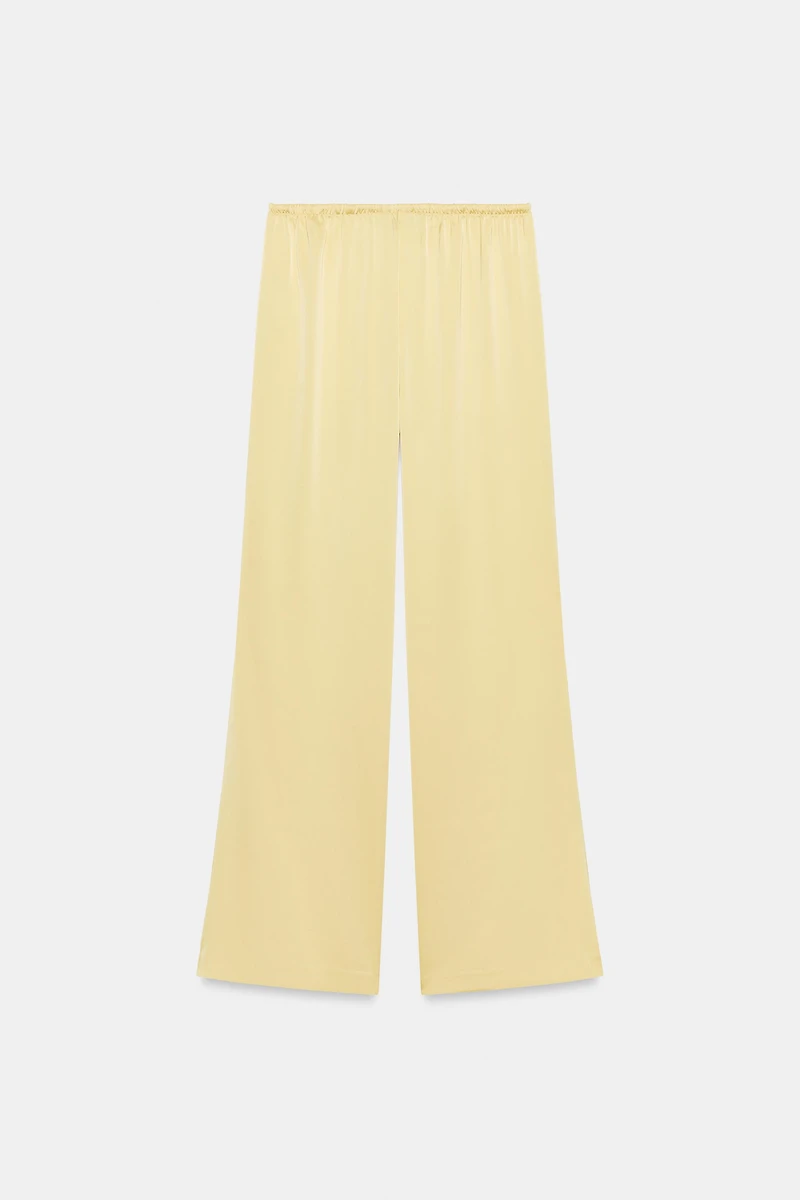 DRAWSTRING SATIN PANTS