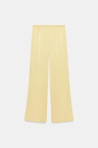 DRAWSTRING SATIN PANTS