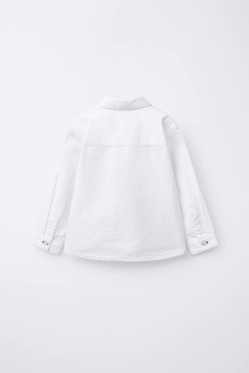 CHEMISE BASIQUE EN SEERSUCKER