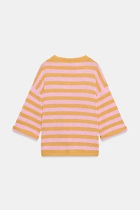 STRIPED KNIT TOP