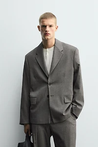 HERRINGBONE SUIT BLAZER