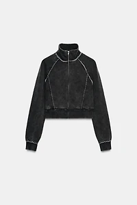 CROPPED SEAM SWEATSHIRT