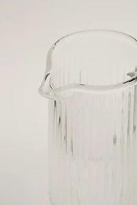 RAISED BOROSILICATE MILK PITCHER