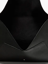 Cowhide leather laptop case with nappa finish