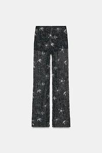 BEADED SEQUIN PANTS